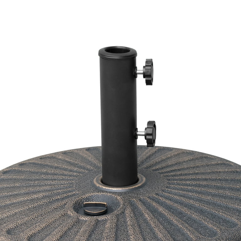 Base per ombrellone per pali ?32/38/48 mm 15 kg rettangolare