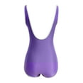 thumbnail image 6 of TTUHYWXI Women's Retro 80s/90s High Cut Low Back One Piece Swimsuits Bathing Suits (Purple, S), 6 of 6