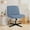 Linen Blue, variant on JIOABL Criss Cross Chair Armless Cross Legged Office Desk Chair Adjustable Swivel Ergonomic Desk Chair No Wheels U Shaped Backrest with Wide Seat Computer Task Vanity Chair for Home Office,Teddy Pink