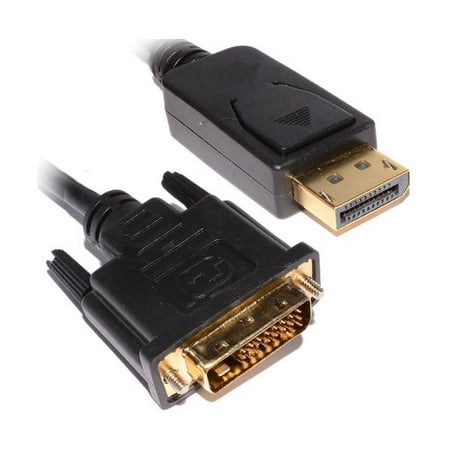 Displayport To Dvi Cable - 6 Feet DisplayPort Male to DVI Cable Male