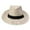 Beige, variant on Stylish Unisex Wide Brim Sun Hat for Women and Men Breathable Straw Boater Summer Outdoor Beach Hat