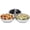 T Handle, variant on Duslogis 3-Compartment Stainless Steel Serving Tray with Handle -304 Food-Grade Snack Plate,Fruit Bowl for Fridge,Party Appetizer Platter,Dishwasher Safe,Portable & Easy to Clean (O Handle)