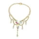 thumbnail image 3 of Collar de danza del vientre para mujer, joyería moderna para actuaciones de Cosplay, accesorio de disfraz brillante con declaración de danza estándar nacional Estilo A, 3 of 8