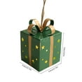 thumbnail image 3 of Christmas Ball Bauble Gift Box Ornament Christmas Indoor Outdoor Hanging Decoration Holiday Party Wedding Halloween Thanksgiving Valentine's Day Decor, 3 of 6