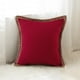 thumbnail image 4 of Funda de cojín de 45x45 cm, funda de almohada suave, funda de cojín, para rojo, 4 of 9