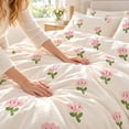 thumbnail image 5 of Disposable Sheets for Travel - Disposable Bed Sheets Queen Size 4PCS Disposable Bedding Set with Bed Sheet, Quilt Cover & 2 Pillow Covers for Hotel, Cruise, Business Trip Essentials, 5 of 6