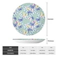 thumbnail image 2 of Bingfone Colorful Butterfly Print Bone China Dinner Decorative Plates,Handmade Ceramic Dinner Plate with Stand for Home Club-10in, 2 of 6