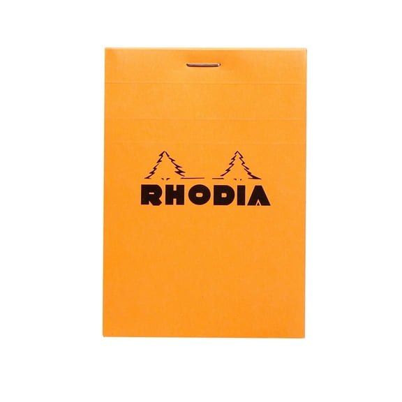 Rhodia Pad, Staple Bound, Graph, Orange, 3.38" x 4.75"