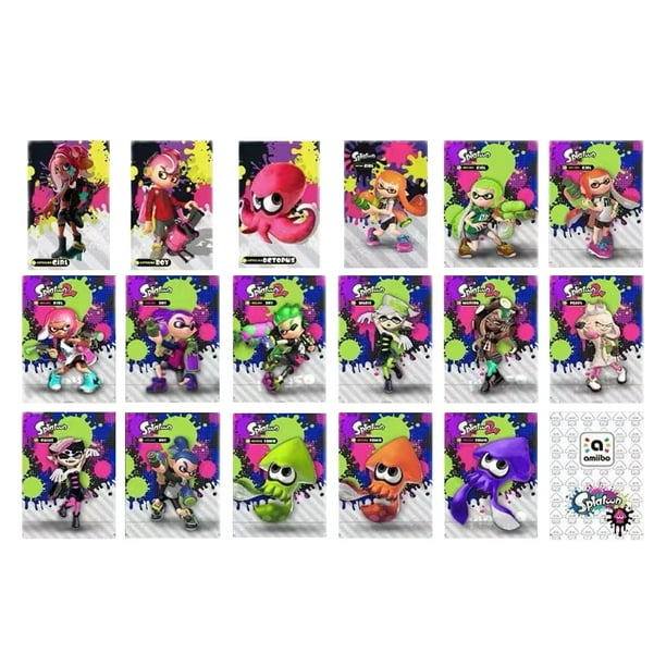Tarjeta Amiibo Splatoon 3 Likrtyny 17PCS Universal