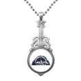 thumbnail image 1 of Iceberg Forest Moon Art patron Colgante Joyería Música Guitarra Torque Star Moon Unbranded M, 1 of 3