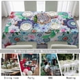 thumbnail image 5 of Tablecloth, Original Design Hand Drawing Art Print Table Cloth, Washable Water Resistance Microfiber Decorative Rectangle Table Cover (Tape 10, 60"x102"), 5 of 6
