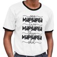 thumbnail image 2 of One Margarita Two Margarita Ringer Tee Shirt Unisex 2X-Large White/Black, 2 of 5