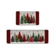 thumbnail image 2 of Tapetes de poliéster con adornos navideños, 2 unidades, tapetes y tapetes de cocina navideños, tapete antideslizante, decoración navideña para cocina, juegos de tapetes de cocina, decoración navideña, 2 of 6