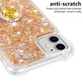 thumbnail image 5 of Funda para iPhone 11 con Brillo Líquido Flotante, Purpurina, Parachoques y Anillo Giratorio Soporte, 5 of 5