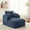 Blue, variant on Sailvan Oversized Chaise Lounge Chair, Corduroy Upholstered Modern Sofa Couch,Comfy Sleeper Sofa