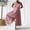Hot Pink, variant on Babysbule Pants for Women Casual Solid Sleeveless V_neck Cotton Linen Romper Long Playsuit Jumpsuit
