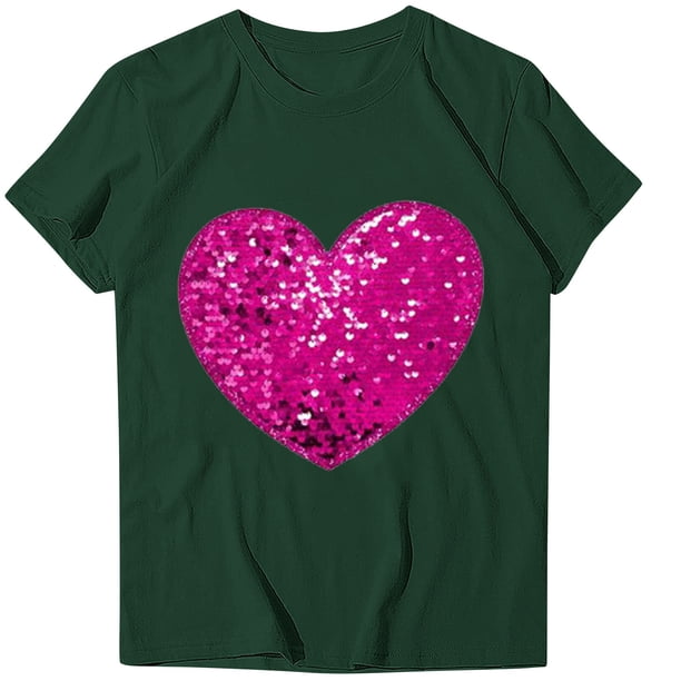Blusas de Manga Corta para las Mujeres Divertida Impresión Cuello Redondo Camiseta Vintage, Blusas de Primavera para las Mujeres