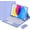 purple, variant on Touch Keyboard Case for iPad 11th Gen 11" (A16) 2025 / iPad 10th Gen 10.9" 2022 (Yellow)