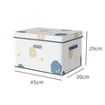 thumbnail image 3 of PENGXIANG Boîte de Rangement Pliable avec Couvercle Rabattable pour Vêtements Couvertures Couettes, 3 of 3
