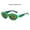 Green Frame Dried, variant on Trendy Cat Eye Sunglasses for Women and Men UV400 Protection PC Frame and Lenses Small Frame Design