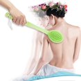 thumbnail image 5 of Walbest Long Handled Body Bath Shower Back Brush Scrubber Massager Skin Cleaning Tool, 5 of 7