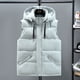 thumbnail image 5 of Chaleco de plumas para hombre, otoño e invierno, cálido, de algodón, para uso exterior, 5 of 5