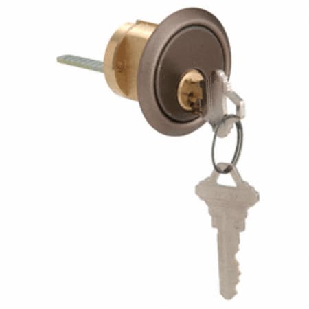 Schlage 5 Pin CRL Dark Bronze Rim Cylinder 5 Pin with Keyed Different Schlage