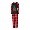 thumbnail image 4 of New Red Black Family Christmas Pajamas Matching Sets,Letter Christmas Tree Printed, 4 of 10