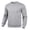 Gray, variant on Mens Sweatshirt, Awwp Men's Casual Solid Color Crew Neck Sweatshirts Blue L