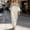 White, variant on QUNYINEY Womens Summer Dresses Beach Maxi Short Sleeve Striped A Line Dress Vacation Loose Fit Off The Shoulder Dresses