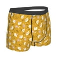 thumbnail image 3 of Daiia Daisies Flowers Men's Underwear Boxer Briefs, Cotton Stretch Moisture-Wicking Underwear-Small, 3 of 9