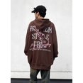 thumbnail image 3 of Sudadera con capucha estampada con gráfico de guitarra gótica para hombre, sudaderas con capucha de moda hip hop vintage Y2K, ropa de calle de gran tamaño con letras, 3 of 5