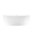 thumbnail image 3 of Vanity Art 59" Freestanding White Acrylic Bathtub, 3 of 4