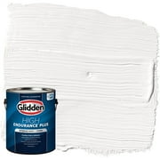 Glidden HEP Grab-N-Go Exterior Paint & Primer Flat, White, 1 Gallon