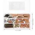 thumbnail image 2 of Raindrops 95 Pcs Headboard Bolts and Nuts Kit Plastic Repairing Parts for Furniture Assembly, 2 of 6