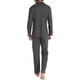 thumbnail image 2 of Dnzceghtig Conjunto de pijama largo de algodón con botones para hombre, 2 of 7