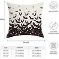 thumbnail image 6 of Halloween Pillow Covers 16x16 Set of 2,Halloween Bats Decorative Throw Pillow Covers Outdoor Cushion Cases for Farmhouse Home Sofa Couch Decorative, 6 of 6