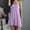 Purple, variant on Abomasnow Women Cotton Short Nightgowns Adjustable Spaghetti Strap Nightshirt Racerback Sleep Dress Soft Slip Sleepwear