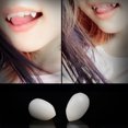 thumbnail image 4 of 3 pares de dentaduras postizas de vampiro, disfraz de Halloween, accesorios para disfraces, 4 of 14