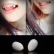 thumbnail image 4 of 3 pares de dentaduras postizas de vampiro, disfraz de Halloween, accesorios para disfraces, 4 of 8
