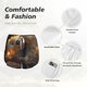 thumbnail image 4 of Balery Adorable Otter Pair Hug Pantalones cortos deportivos para mujer con forro y dos bolsillos, elásticos, para entrenamiento, gimnasio, yoga-Small, 4 of 7