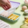 thumbnail image 4 of Vacemry Silicone Sausage Molds 6-Cavity Reusable Sausage Stick Maker With Lid Dishwasher Safe For Homemade Little One Food Hot Dogs Sausage Kitchen Baking Cooking Tools, 4 of 5