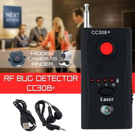 RF Signal detector Anti-spy Detector Camera CC308 GSM Audio Bug Finder GPS
