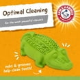 thumbnail image 4 of Arm & Hammer Super Treadz Gator Durable Dog Dental Toy, Made with Natural Rubber, 4 of 10