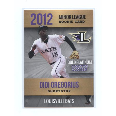 - 2012 Rookie Phenoms Didi Gregorius Golf Platinum Louisville Bats Rookie