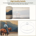 thumbnail image 4 of Lampshades 2 Pack Retro Horse Eclectic Vintage Landscape Boho Mountain Valley 13"x13"x10" Light Shade for Table Lamps Floor Lamps Drum Lamp Shades Lampshade Replacement Easy Assembly, 4 of 8