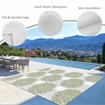 thumbnail image 3 of Sage Green Dahlia Outdoor Rug 5x7 Ft - Reversible Patio Rug Outdoor Camping Rugs, Country Grey Flowers Floral Farmhouse Indoor Outdoor Area Rugs, Non-Slip Outdoor Carpet Runner for Deck/Porch, 3 of 8