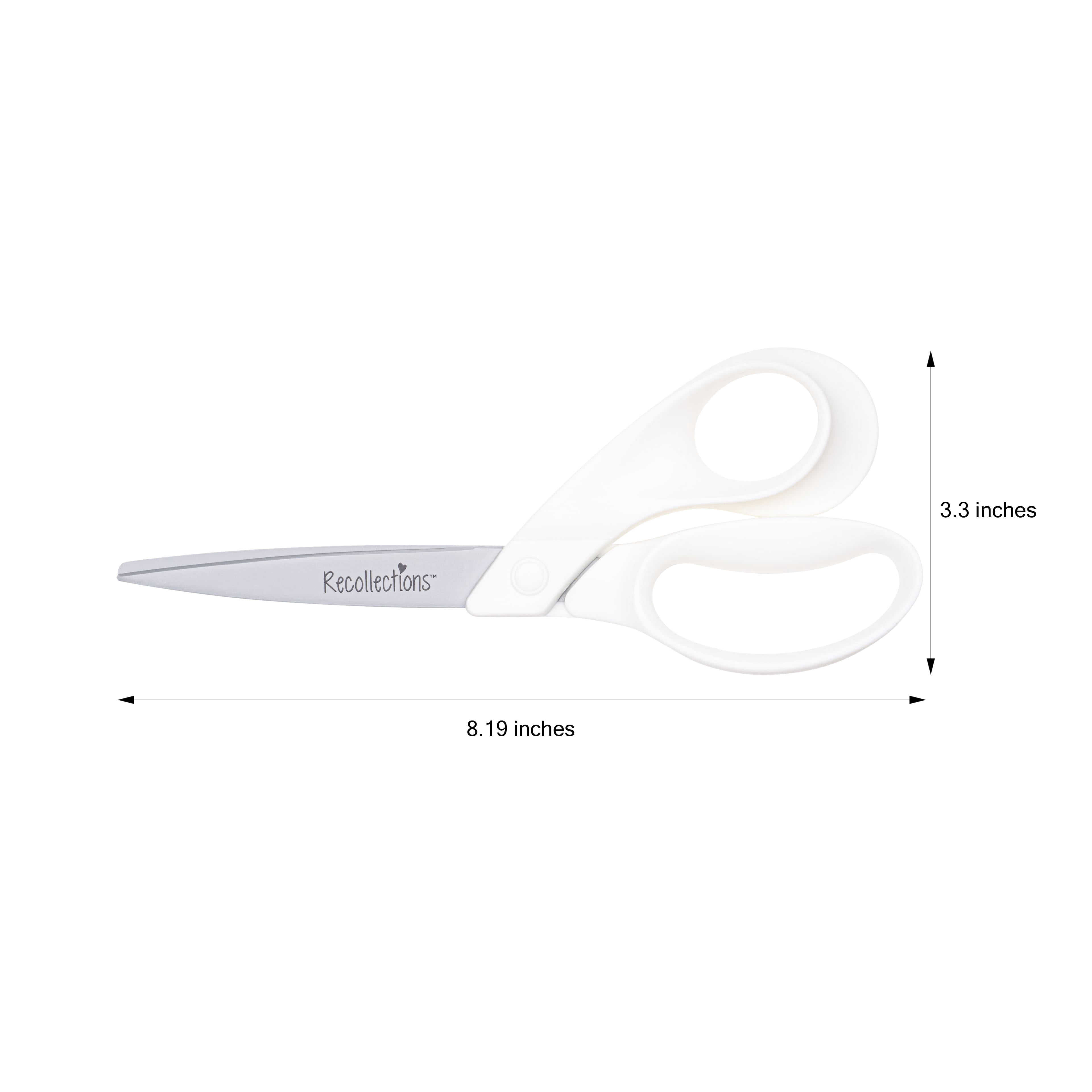 Recollections 8" Fashion Scissors, 12 Pack