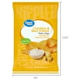 Great Value Cheddar & Sour Cream Rippled Potato Chips, 8 oz
