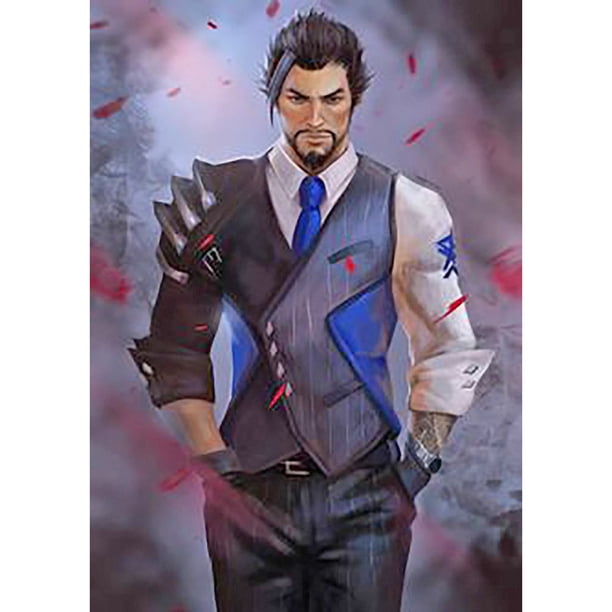 Pintura de diamante (DB0406) Personaje del juego Cuadro de pared de diamantes de imitación redondo completo (WY124) 50x70cm FLhrweasw Nuevo